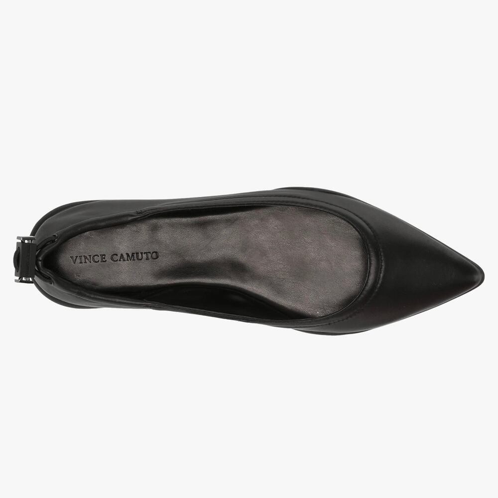 Vince Camuto 'Bendreta' Women's 8.5M Pointy Toe Leather Ballet Flat Comfortable - Picture 2 of 9